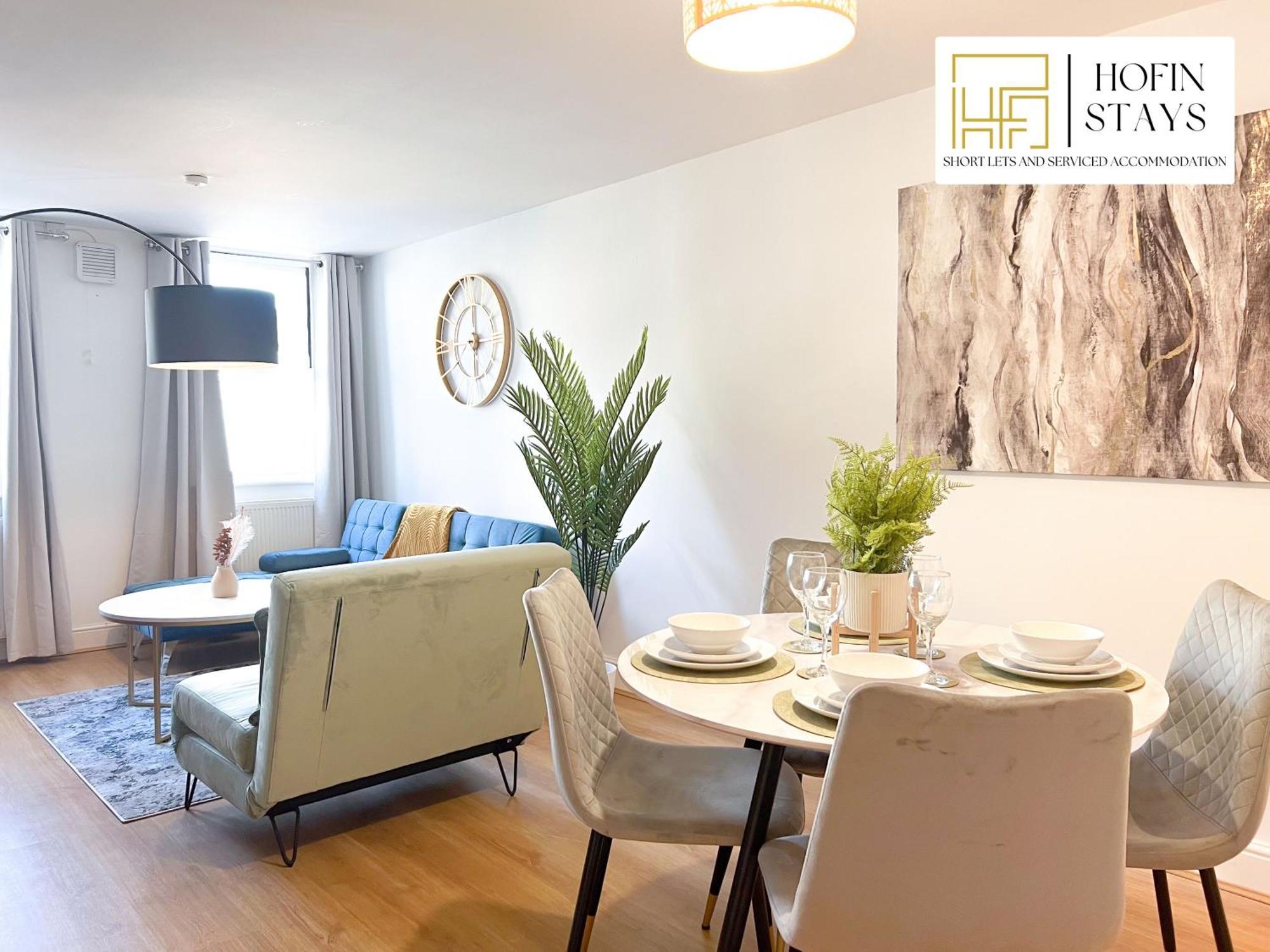 Last-Minute Reserve L Premium Deal On 2 Double Bed Apartment For 6 Guests L Best Deals L Hofin Stays Short Lets & Serviced Accommodation Londres Exterior foto